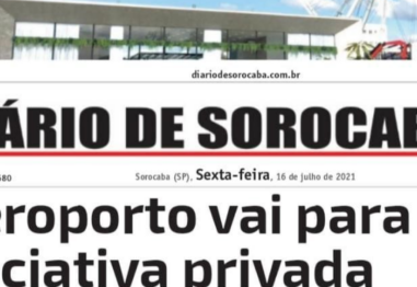 Aeroporto vai para iniciativa privada