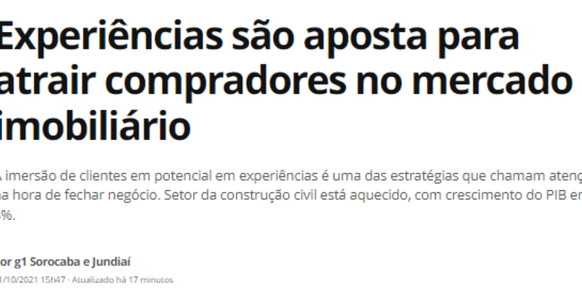 Experiências são aposta para atrair compradores no mercado imobiliário